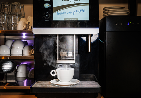 Altijd verse koffie met één druk op de knop Volautomatische koffiemachine
